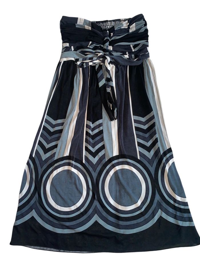 Robe légère sans bretelles été taille s