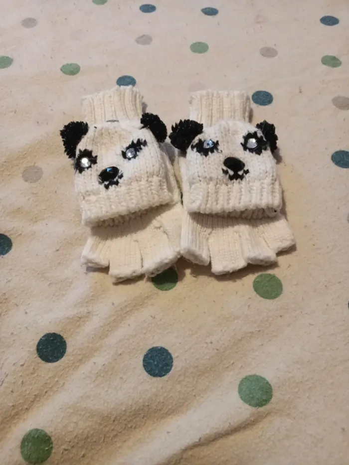 Gants mitaines laine 5 ans