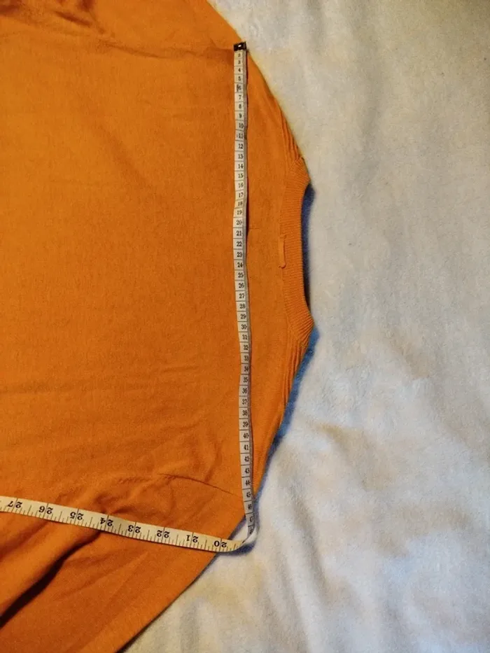 Pull Gas col orange col rond coton , cashmere et polyester - photo numéro 15