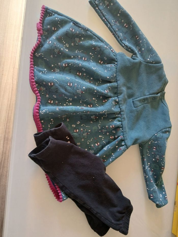 ENSEMBLE ROBE ET LEGGING PETIT BEGUIN - photo numéro 4