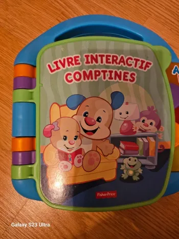 Livre interactif comptine