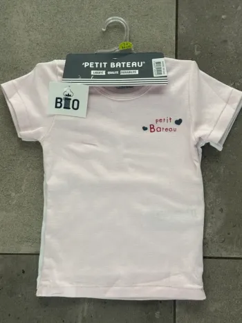 Lot 2 maillots de corps petit bateau 2 ans / 24 mois neuf étiquette