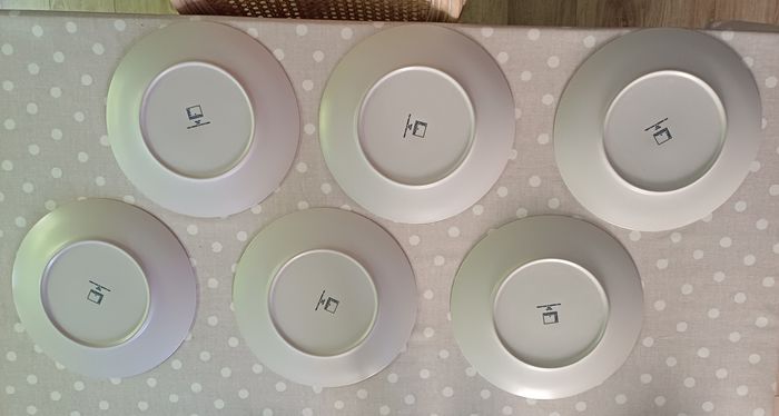 Lot 6 assiettes Grès Terre de passion - photo numéro 6