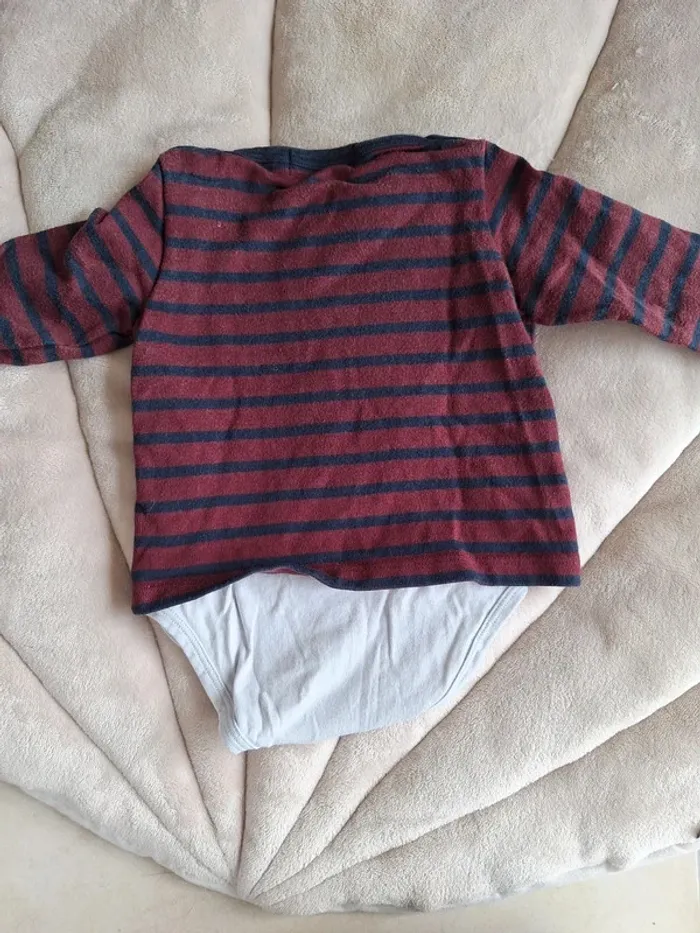 Lot de 2 bodies t-shirt et un t-shirt - photo numéro 3