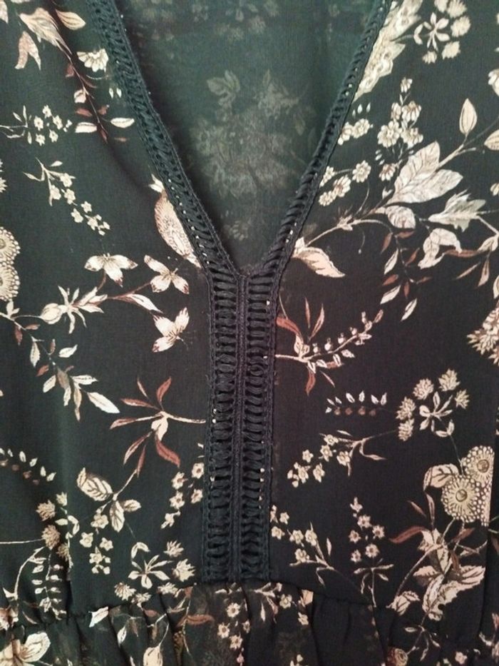 Robe a motif fleuri femme Mango taille xs 1 - photo numéro 3