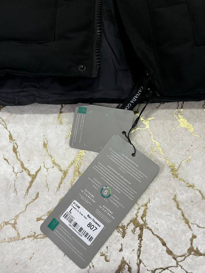 Canada goose sans manche noir - photo numéro 10