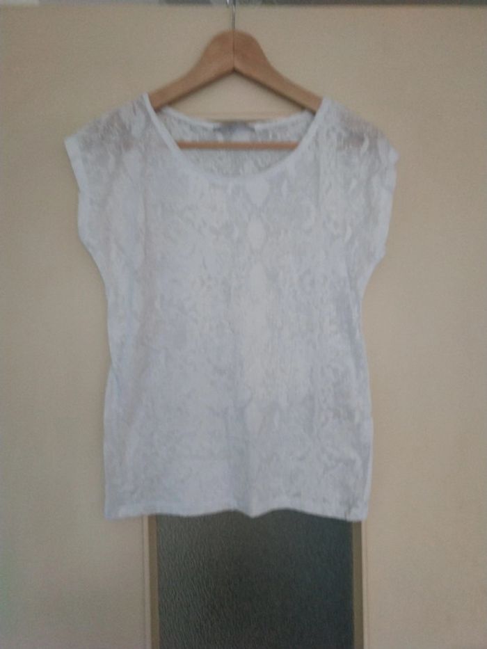 Tee-shirt blanc Etam