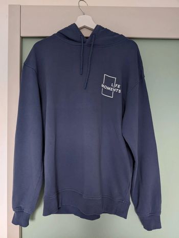 Sweat à capuche bleu Kiabi M