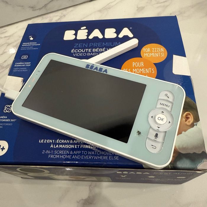 Moniteur parent écran de babyphone Béaba Zen Premium. Vendu seul.