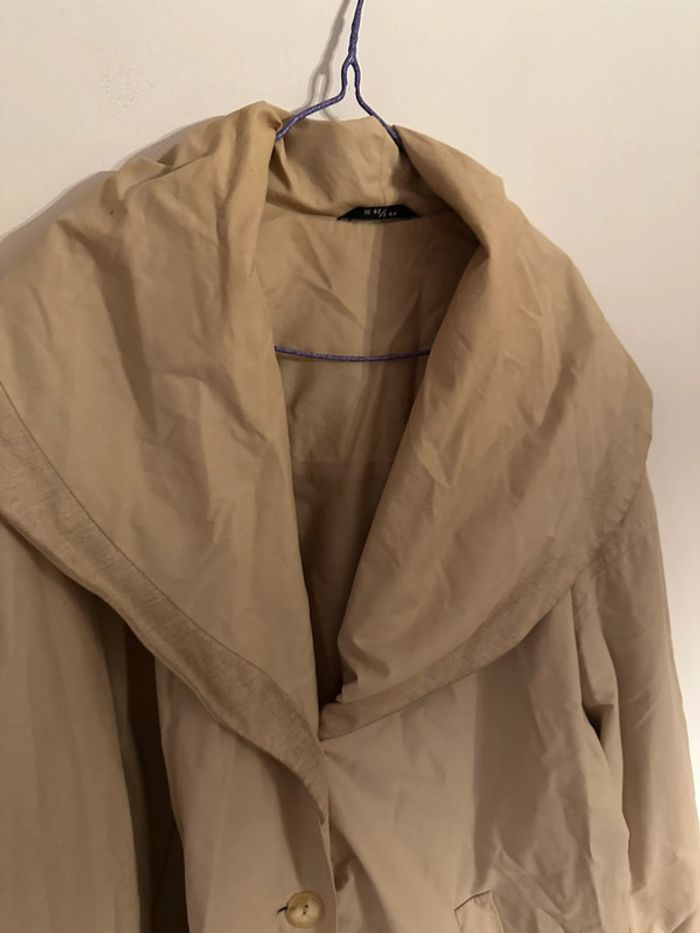 Manteaux trench décade beige grande taille 44 - photo numéro 3