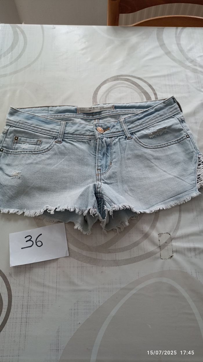 Short court jeans 36