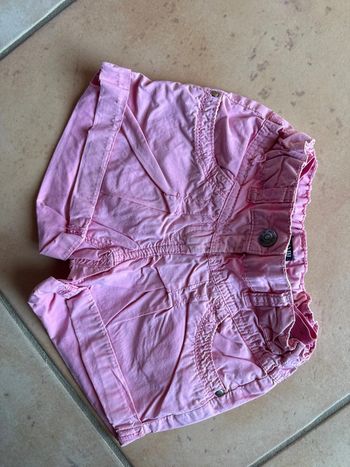 Short, léger court, cinq ans, Kiabi, fille, taille ajustable élastique