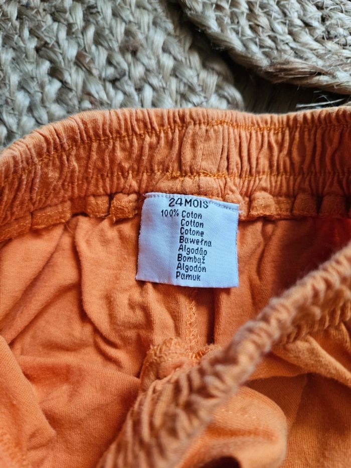 Short souple orange 2 ans - photo numéro 8