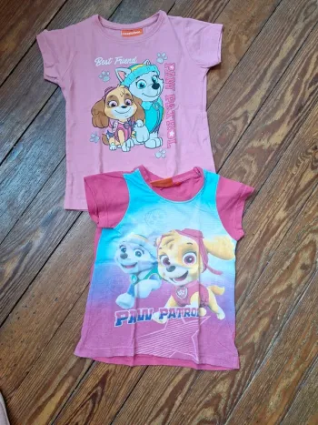 Lot de 2 tee shirt pat patrouille