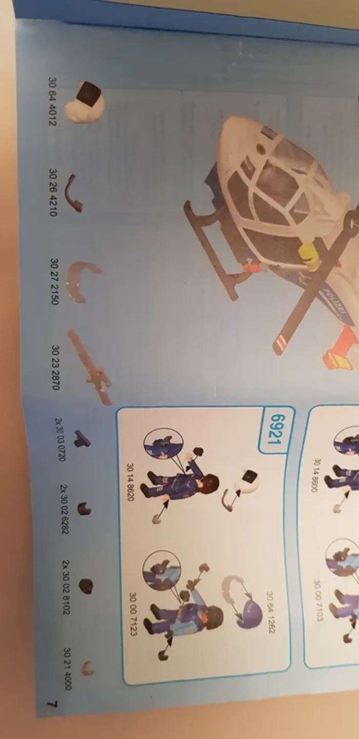 Playmobil City Action - Hélicoptère de police - T. Dès 4 ans - photo numéro 3