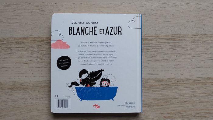 Livre "Blanche et Azur" entre ciel et mer - photo numéro 4