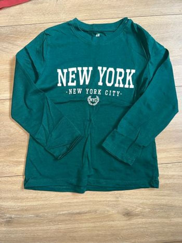 Lot de 5 tee-shirts manches longues 5 ans - photo numéro 4