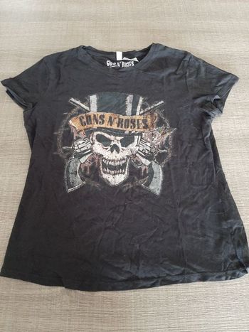 Tee-shirt manches courtes pour femme Guns n'roses