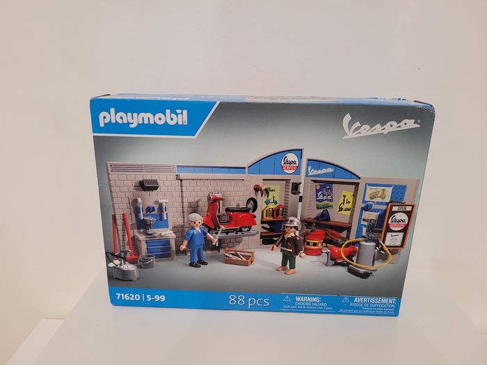 Garage Vespa rétro Playmobil