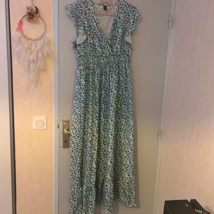 Robe motif fleur