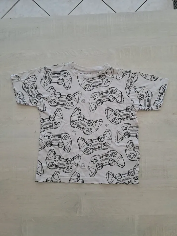 Lot de 2 T-shirts - Primark - Taille 128cm - Coton - photo numéro 4