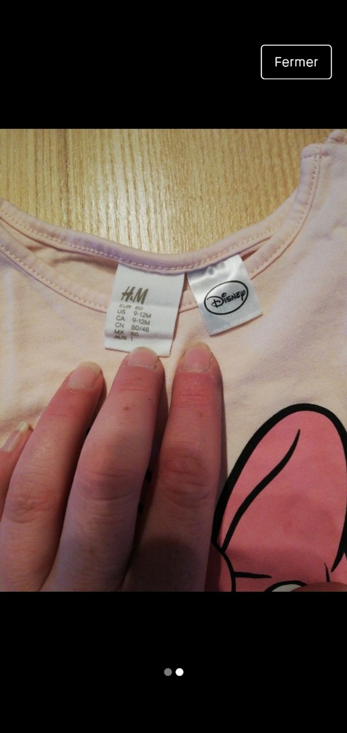 T-shirt manches longue Disney - photo numéro 2