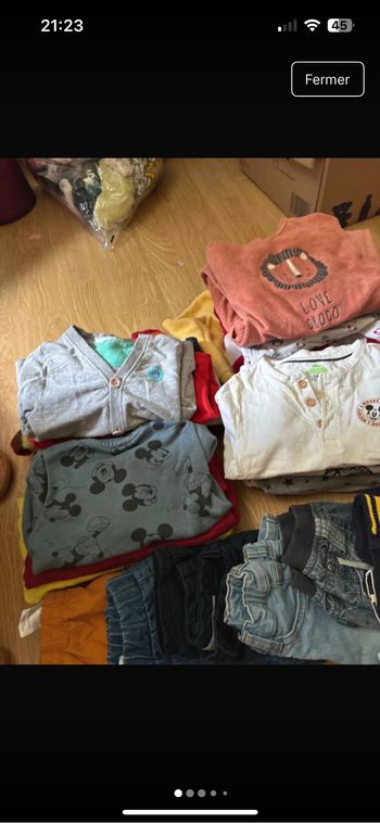 Lot vêtements