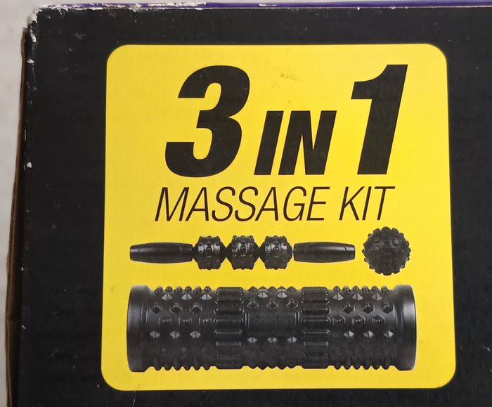 Kit Aptonia 3 en 1 de massage : rouleau, balle et stick de massage - photo numéro 3