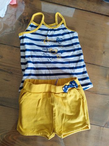 Ensemble short débardeur 9 mois Orchestra