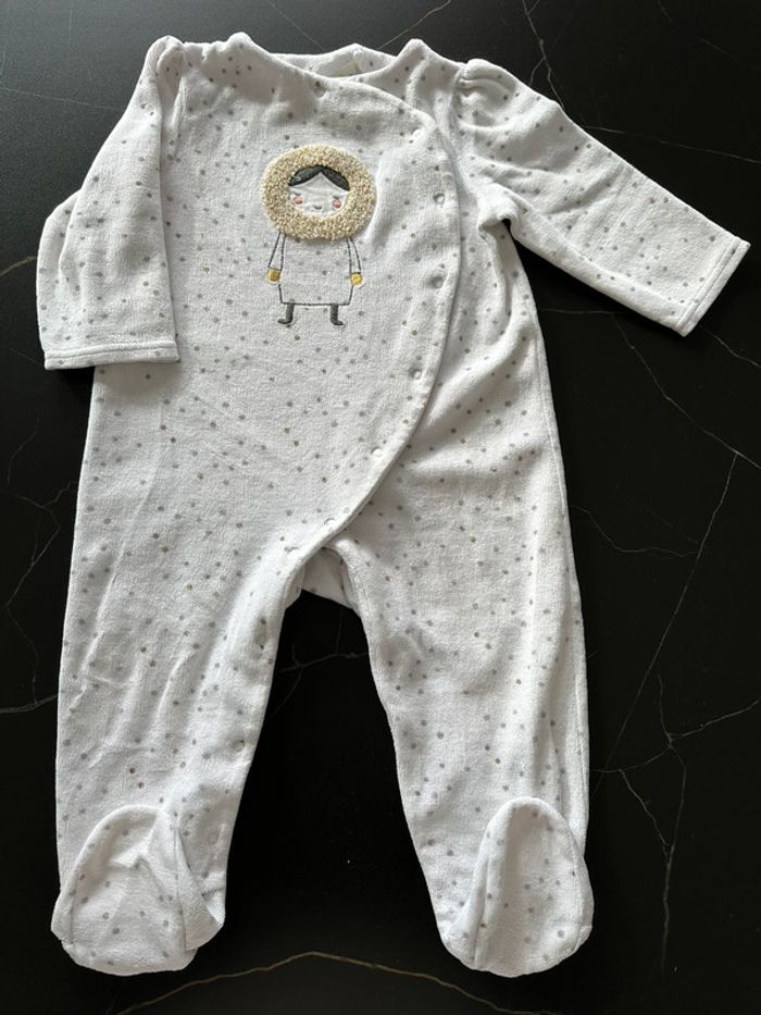 Pyjama grenouillère velours Tape à l’œil