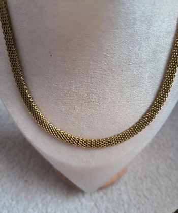 Magnifique collier large doré