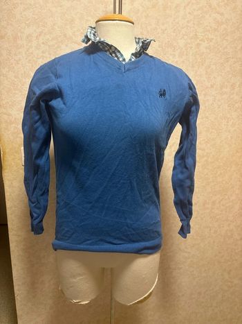 Pull avec col chemise taille 12ans marque in extenso