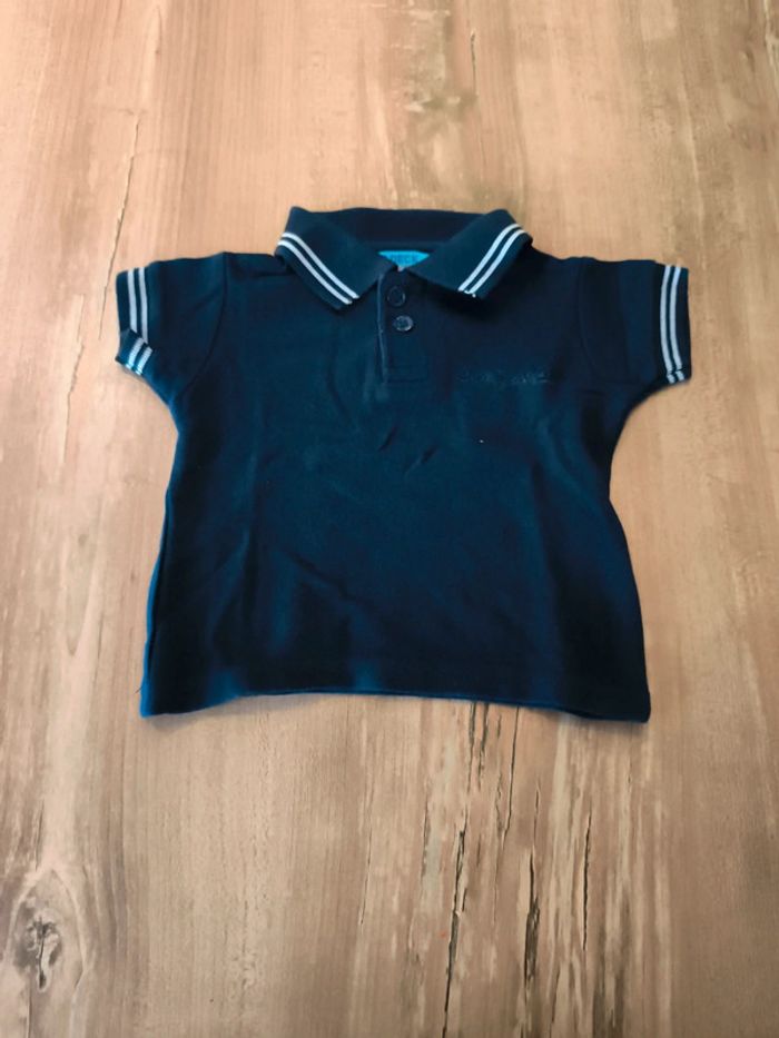 Polo bleu