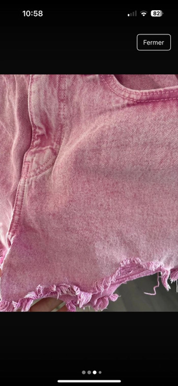 Short jean rose 10/11 - photo numéro 3