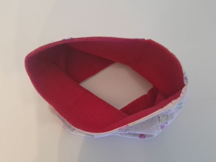 Tour de coup snood polaire fille rose oursons 2-3ans - photo numéro 3