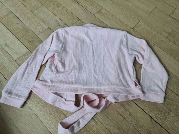 Cache coeur danse rose pâle sansha 8 ans