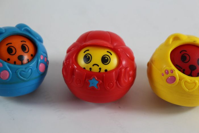 Fisher Price Roll around balls vintage pompier et animaux lot de 3 - photo numéro 3