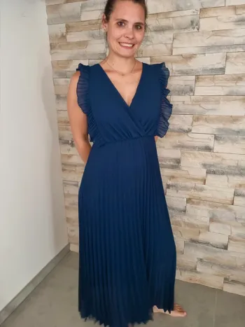 Robe neuve de cérémonie - bleu marine