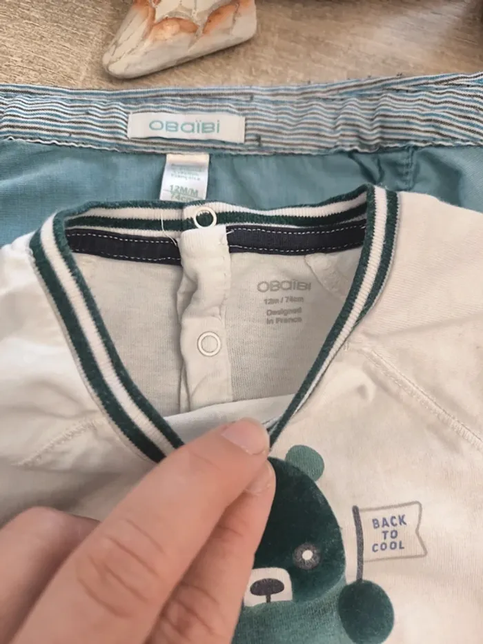 Ensemble 3 pièces garçon 12 mois obaibi - photo numéro 20