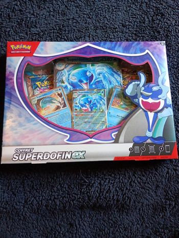 Pokémon Coffret Superdofin EX FR scellé + 4 boosters