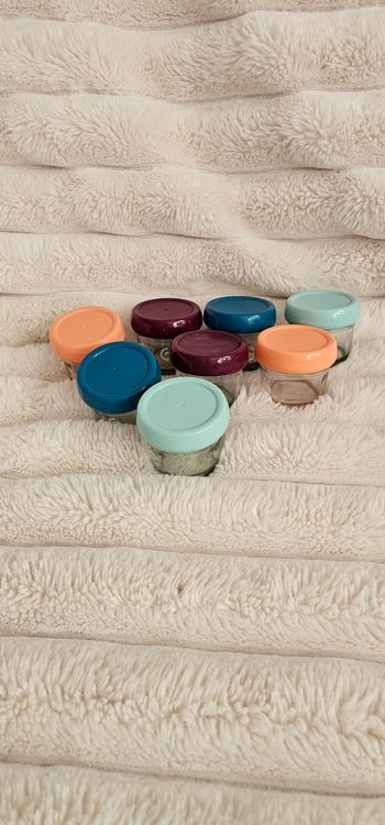 Lot de 8 petits pots en verre Babybols babymoov