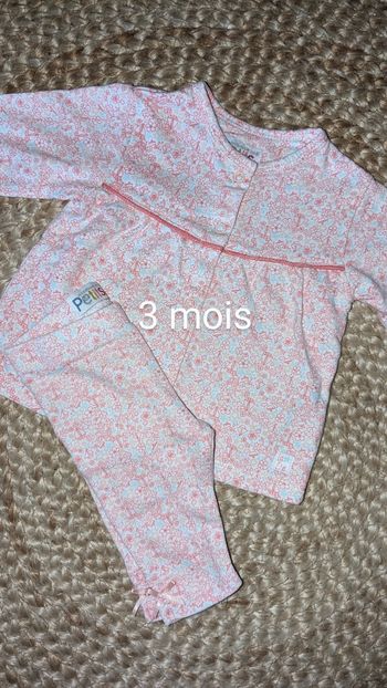 Ensemble fille - 3 mois