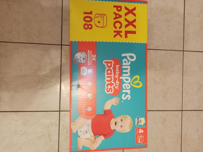 Pack XXL couches Pampers pants taille 4 - 108 couches ENVOI RAPIDE