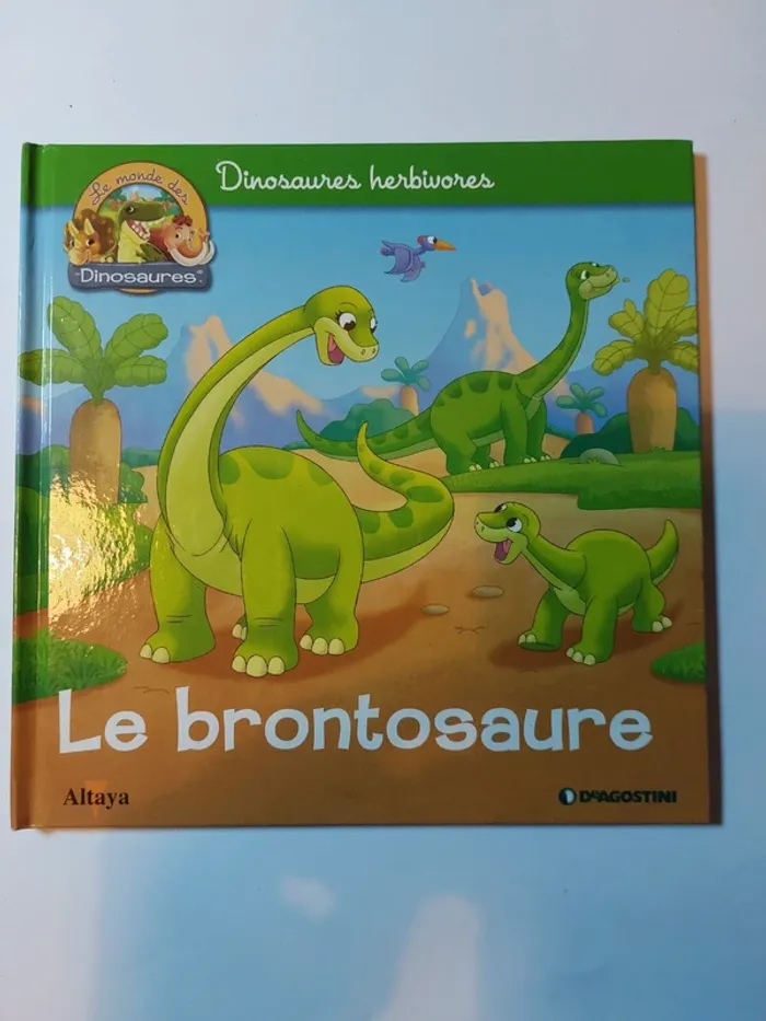 Livre enfant Dinosaures herbivores - Le brontosaure