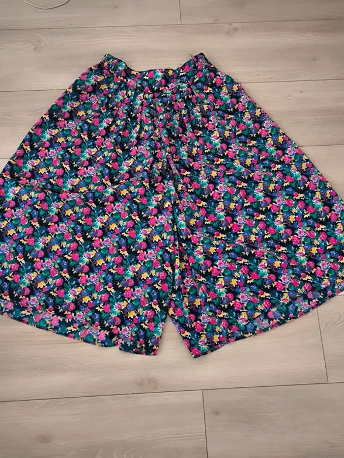 Jupe culotte légère vintage taille 40 - photo numéro 8