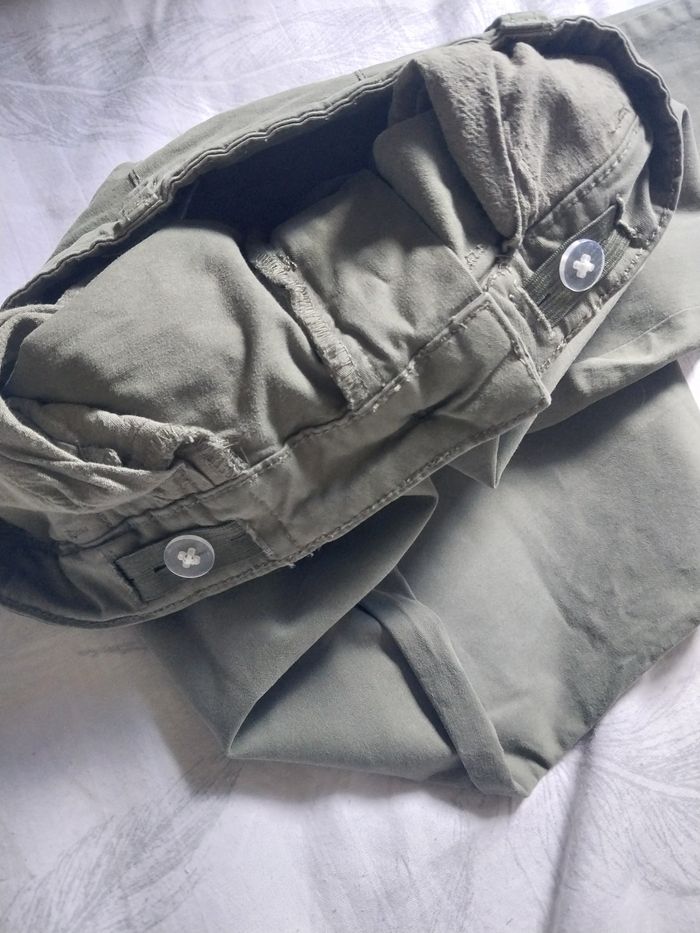 Pantalon garçon TEX kaki – Taille 7-8 ans - photo numéro 6
