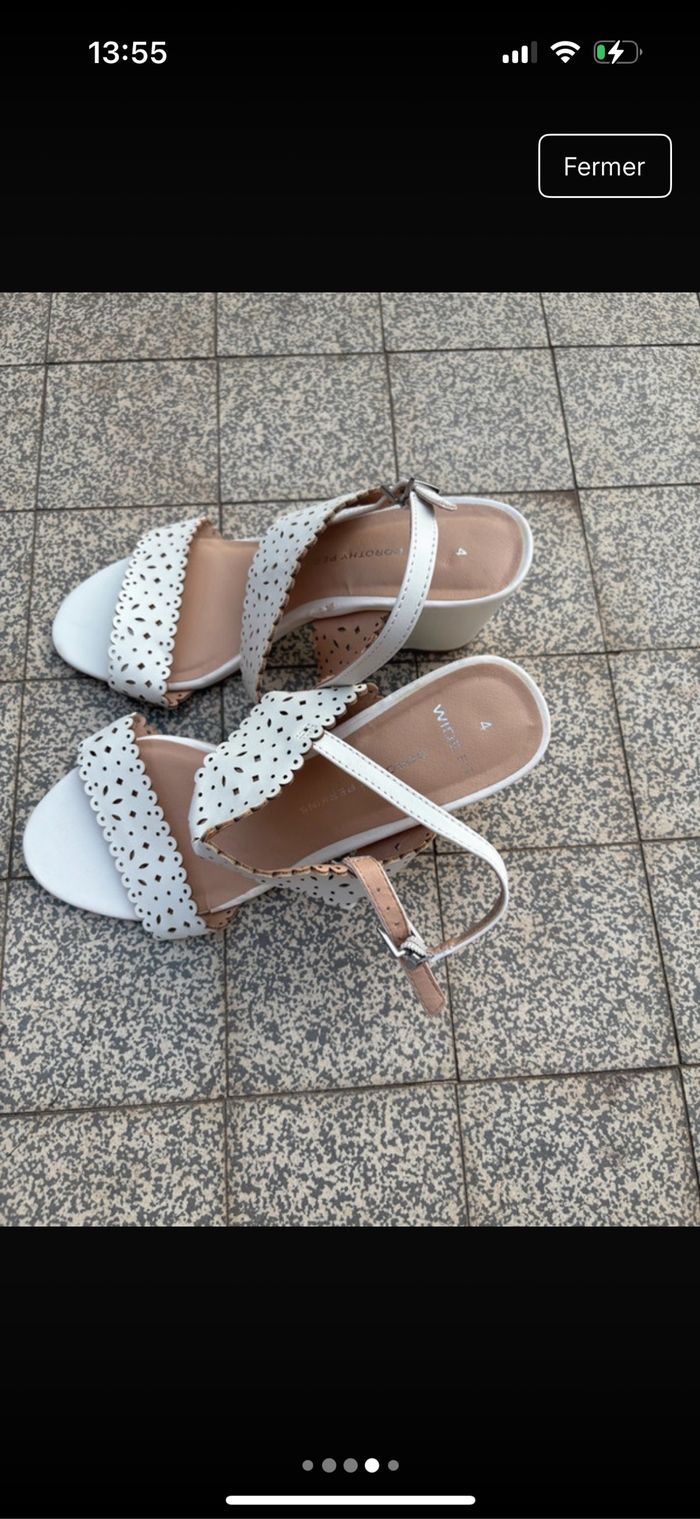 Sandales blanches Dorothy Perkins - photo numéro 4