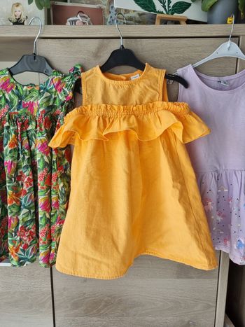Lot 3 robes d'été dopodopo, primark, LC waikiki 24/36 mois