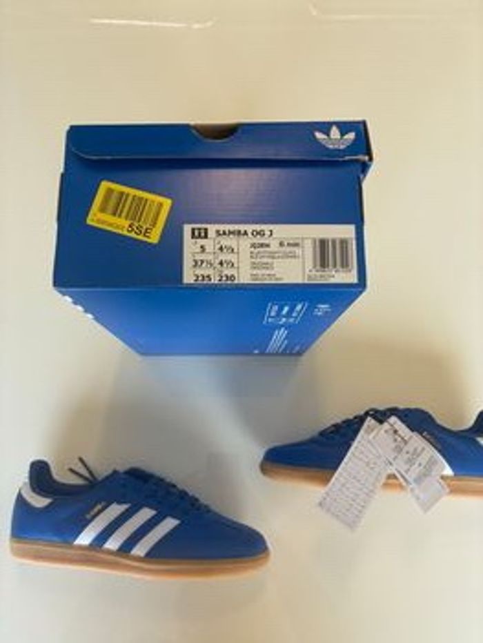 Adidas Samba J Blue - 37 1/3 - photo numéro 10