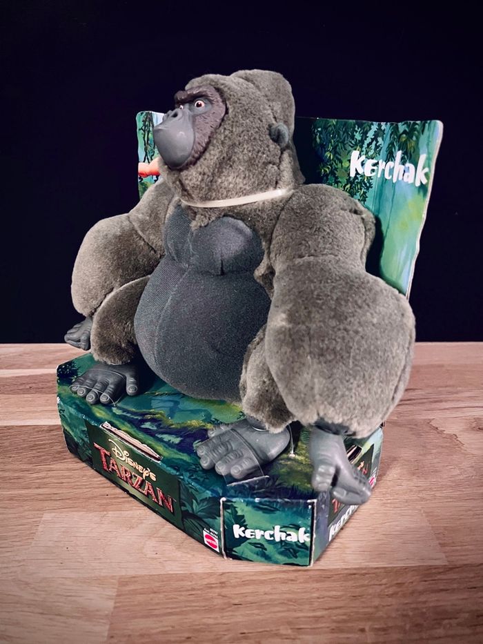Peluche Kerchak Disney Tarzan 1999 Mattel – Neuve en boîte d’origine – Rare - photo numéro 2